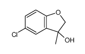 5-chloro-3-methyl-2H-1-benzofuran-3-ol结构式