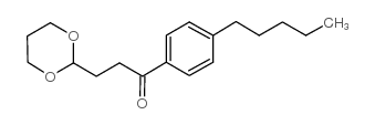 3-(1,3-DIOXAN-2-YL)-4'-PENTYLPROPIOPHENONE结构式