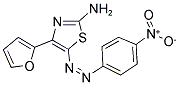 2-AMINO-4-(2-FURYL)-5-((4-NITROPHENYL)DIAZENYL)-1,3-THIAZOLE Structure