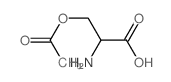 3-acetyloxy-2-amino-propanoic acid Structure