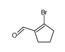 2-bromocyclopentene-1-carbaldehyde Structure