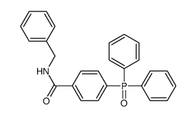 N-benzyl-4-diphenylphosphorylbenzamide Structure