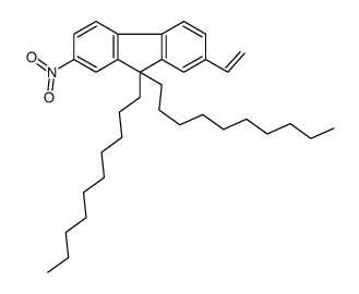 9,9-didecyl-2-ethenyl-7-nitrofluorene Structure