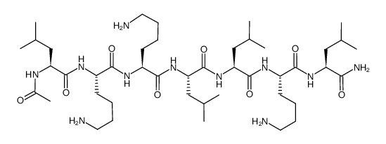 Ac-LKKLLKL-NH2结构式