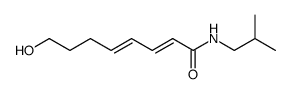 (2E,4E)-8-hydroxy-N-isobutylocta-2,4-dienamide Structure