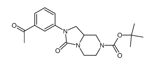 Tert-butyl 2-(3-acetylphenyl)-3-oxohexahydroimidazo[1,5-a]pyrazine-7(1H)-carboxylate picture