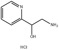 2-氨基-1-(吡啶-2-基)乙醇盐酸盐结构式