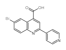 6-BROMO-2-PYRIDIN-4-YL-QUINOLINE-4-CARBOXYLIC ACID picture