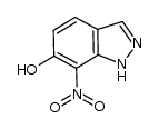 7-nitro-1H-indazol-6-ol结构式