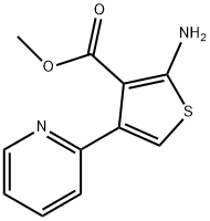 methyl 2-amino-4-(pyridin-2-yl)thiophene-3-carboxylate结构式