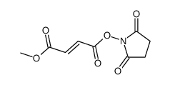 (E)-but-2-enedioic acid 2,5-dioxo-pyrrolidin-1-yl ester methyl ester Structure