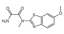 N'-(6-methoxy-1,3-benzothiazol-2-yl)-N'-methyloxamide Structure