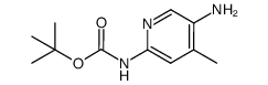 tert-Butyl (5-amino-4-methylpyridin-2-yl)carbamate picture