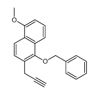 5-methoxy-1-phenylmethoxy-2-prop-2-ynylnaphthalene Structure