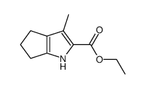 Ethyl 3-methylcyclopentapyrrole-2-carboxylate Structure