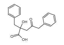 2-benzyl-2-hydroxy-4-oxo-5-phenyl-valeric acid Structure