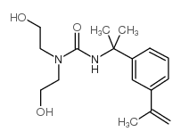 N,N-BIS(2-HYDROXYETHYL)-N'-(ALPHA,ALPHA-DIMETHYL-3-ISOPROPENYLBENZYL)UREA Structure