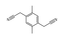 2,5-Dimethyl-1,4-bis(cyanomethyl)benzene结构式