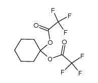 1,1-bis(trifluoroacetoxy)cyclohexane Structure