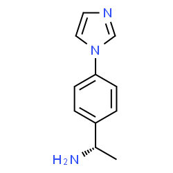 (1S)-1-(4-imidazolyl-phenyl)-ethylamine结构式