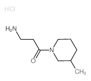 3-Amino-1-(3-methyl-1-piperidinyl)-1-propanone hydrochloride picture