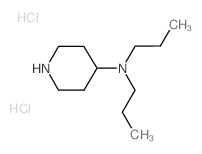 N,N-Dipropyl-4-piperidinamine dihydrochloride Structure