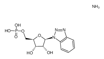 1H-benzotriazole mononucleotide ammonium salt Structure