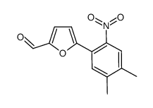 5-(2-nitro-4,5-dimethylphenyl)-2-furaldehyde Structure