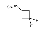 3,3-difluorocyclobutane-1-carbaldehyde Structure