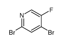 2,4-dibromo-5-fluoropyridine Structure