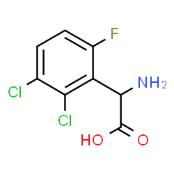 AMINO-(2,3-DICHLORO-6-FLUORO-PHENYL)-ACETIC ACID Structure