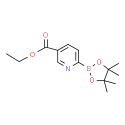 5-(Ethoxycarbonyl)pyridine-2-boronic acid pinacol ester结构式