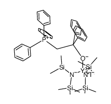 [Y(N(SiMe3)2)2I(OCPh2CH2PPh3)]结构式