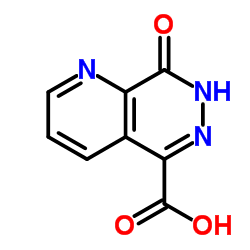 8-oxo-7H-pyrido[2,3-d]pyridazine-5-carboxylic acid Structure