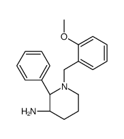 (2R,3R)-1-[(2-methoxyphenyl)methyl]-2-phenylpiperidin-3-amine Structure