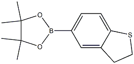 Benzo[b]thiophene, 2,3-dihydro-5-(4,4,5,5-tetramethyl-1,3,2-dioxaborolan-2-yl)- Structure