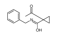 1-乙酰基-N-苄基环丙烷-1-甲酰胺结构式