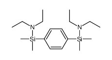 N-[[4-[diethylamino(dimethyl)silyl]phenyl]-dimethylsilyl]-N-ethylethanamine结构式