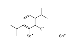 [2-λ1-selanyl-3,6-di(propan-2-yl)phenyl]sulfanyl-dimethyltin结构式