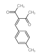 2,4-Pentanedione,3-[(4-methylphenyl)methylene]- structure