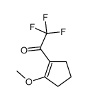 Ethanone, 2,2,2-trifluoro-1-(2-methoxy-1-cyclopenten-1-yl)- (9CI) Structure