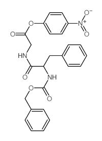 Glycine,N-[N-[(phenylmethoxy)carbonyl]-L-phenylalanyl]-, 4-nitrophenyl ester (9CI) Structure