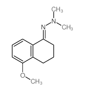 1(2H)-Naphthalenone,3,4-dihydro-5-methoxy-, 2,2-dimethylhydrazone Structure