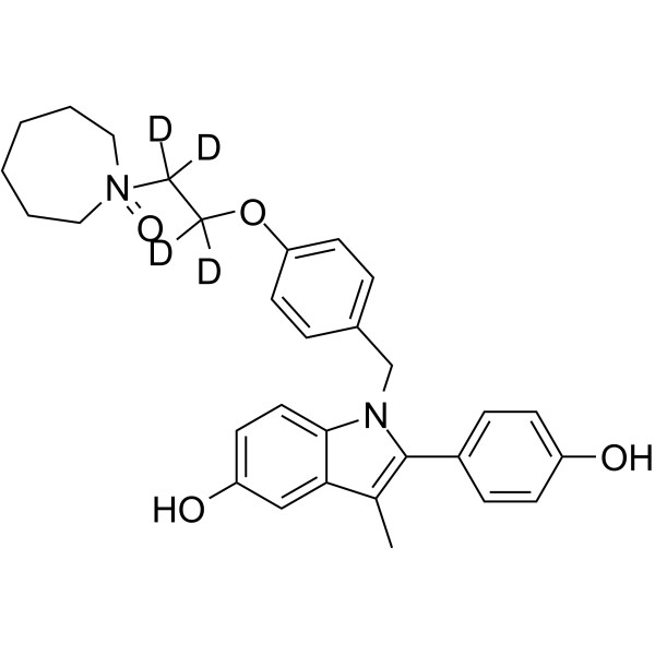 Bazedoxifene-d4 N-Oxide Structure