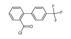 4'- (trifluoromethyl)- [1,1'- [BIPHENYL]-2-CARBONYL] chloride结构式