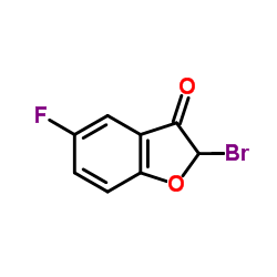 2-Bromo-5-fluoro-1-benzofuran-3(2H)-one图片