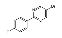 (9CI)-5-溴-2-(4-氟苯基)-嘧啶结构式