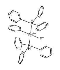 trans-[PhPdF(PPh3)2] Structure