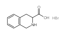 1,2,3,4-四氢-3-异喹啉羧酸氢溴酸结构式