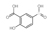 2-hydroxy-5-sulfino-benzoic acid structure